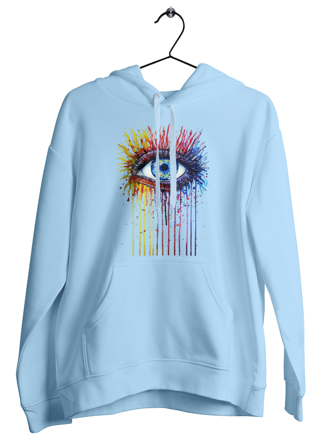 Красочно Течет Глаз