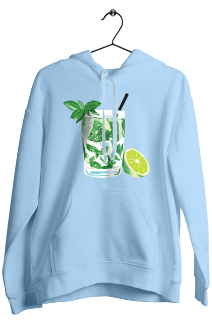 Чоловіче худі з принтом "Напій Мохіто І Лимон". Лимон, мохіто, напій. 2070702