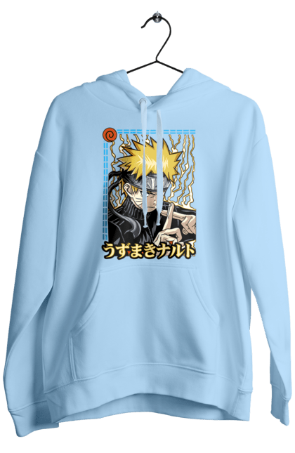 Men's hoodie with prints Naruto. Anime, character, manga, naruto, ninja, tv series. 2070702