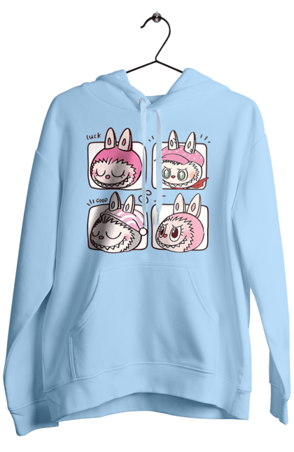 Чоловіче худі з принтом "Labubu". Labubu, weird cute, іграшки, лабубу. 2070702