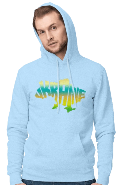 Україна силует кольоровий