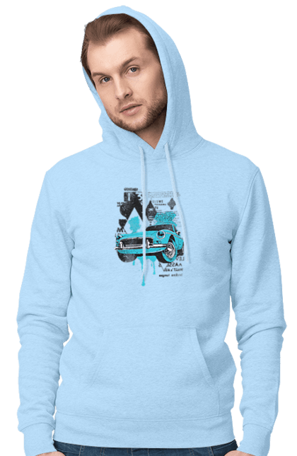 Men`s hoodie with prints Auto. Buy, cool, novelty, rand, sale, sales, to buy. 2070702