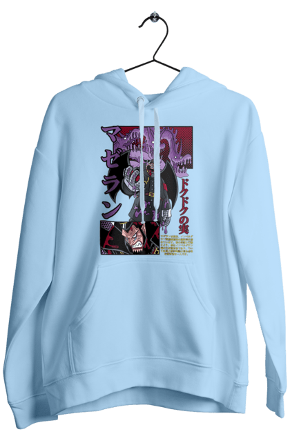 Men`s hoodie with prints One Piece Magellan. Anime, magellan, manga, one piece, straw hat pirates. 2070702