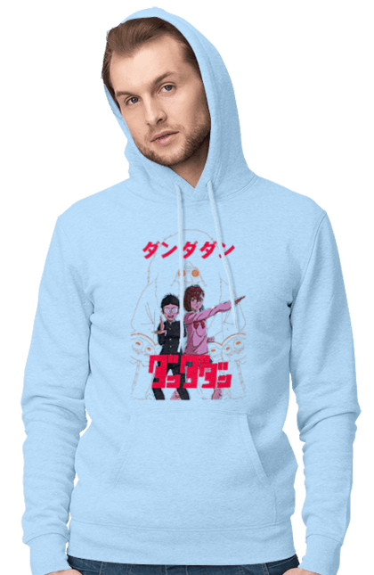 Men`s hoodie with prints Dandadan. Anime, ayase, dandadan, ken takakura, manga, momo ayase, okarun, takakura. 2070702