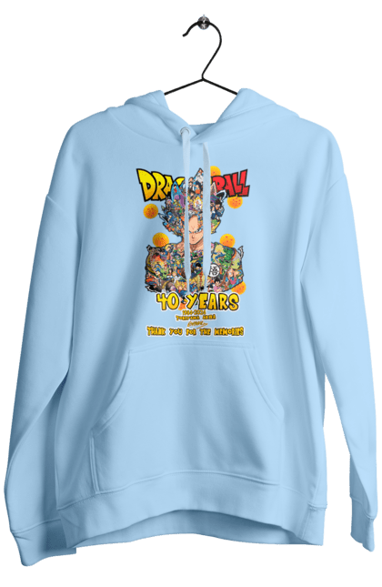 Men's hoodie with prints Dragon Ball. Anime, dragon ball, goku, manga, tv series, vegeta. 2070702