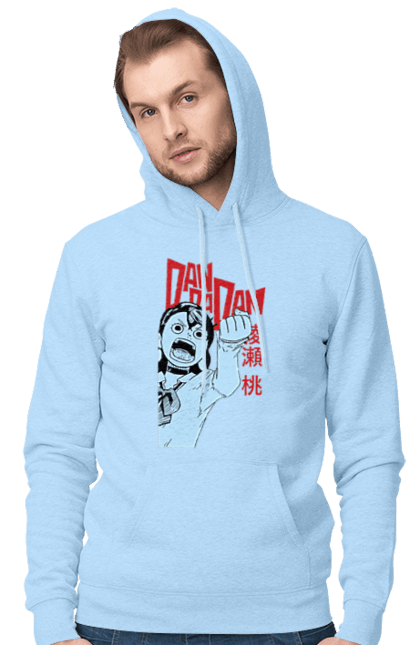 Men`s hoodie with prints Dandadan Momo Ayase. Anime, ayase, dandadan, manga, momo, momo ayase. 2070702