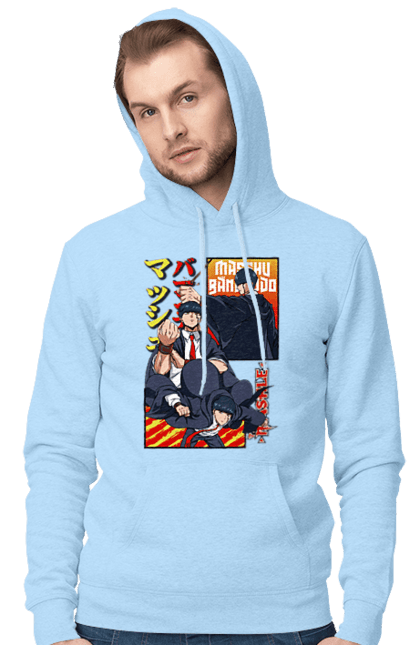 Men's hoodie with prints Magic and Muscles Mash Burnedead. Adventure, comedy, magic and muscles, manga, mash burnedead. 2070702