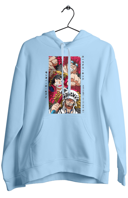 Мужское худи с принтом Ван Пис Луффи. Luffy, one piece, аниме, большой куш, ван пис, луффи, манга, монки де луффи, пираты. 2070702