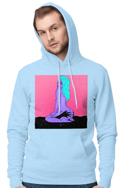 Purple Girl In Hands