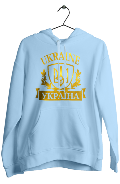 Men`s hoodie with prints Emblem of Ukraine. Герб, герб україни, доброго вечора, з гербом україни, зсу, патріотична, прапор. 2070702