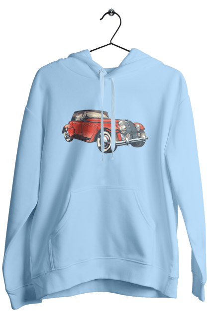 Men`s hoodie with prints Car Rarity. Car, retro. 2070702