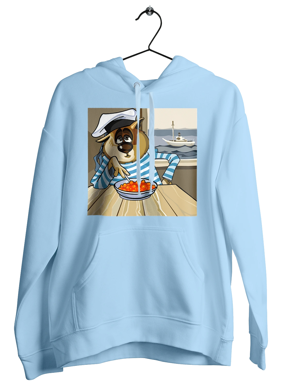 Cat Sailor, On The Ship Eats Red Caviar