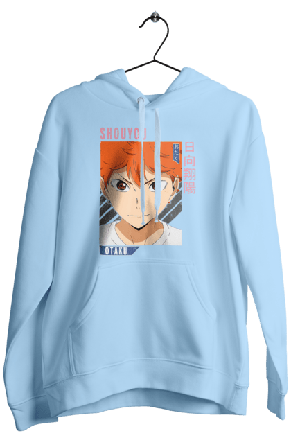Men`s hoodie with prints Haikyu!! Hinata. Anime, haikyu, hinata, manga, shoyo hinata, sports anime, volleyball. 2070702