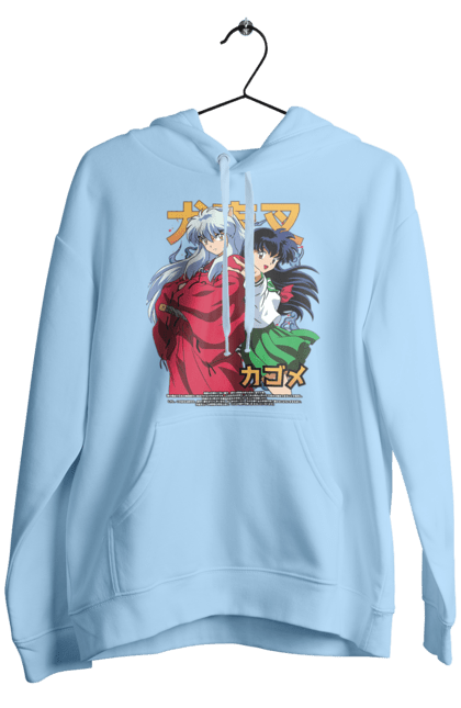 Men's hoodie with prints Inuyasha. Anime, guardian demon, inuyasha, manga, rumiko takahashi. 2070702