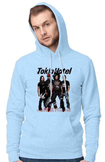 Чоловіче худі з принтом "Tokio Hotel". Tokio hotel, альтернативний рок, група, електронік рок, музика, пауер піп, піп, поп рок, рок. 2070702