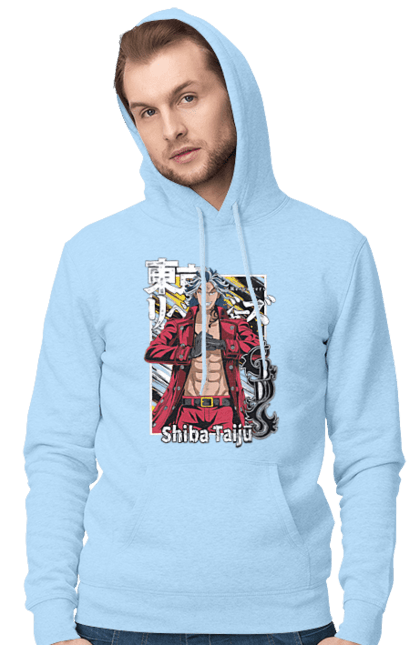 Men's hoodie with prints Tokyo Revengers Taiju Shiba. Anime, manga, shiba, taiju, taiju shiba, tokyo avengers, tokyo revengers. 2070702