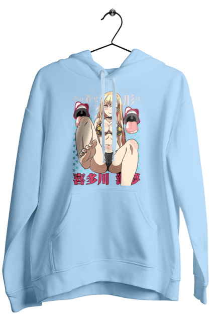 Men's hoodie with prints My Dress Up Darling. Anime, gyaru, manga, marin kitagawa, marine, my dress-up darling, porcelain doll. 2070702