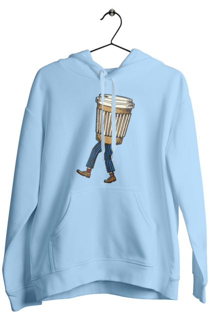 Чоловіче худі з принтом "Людина Кава". Кава. 2070702