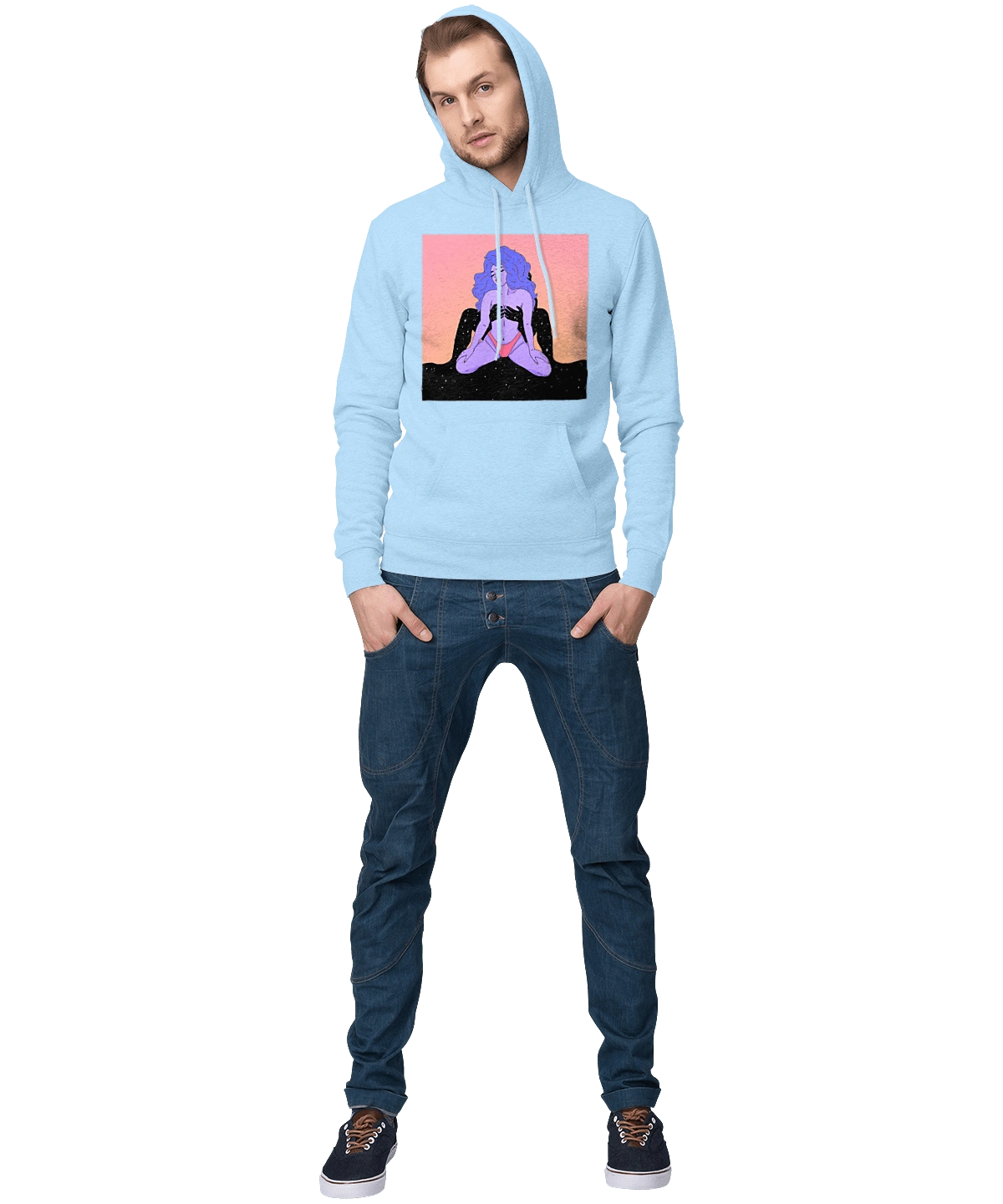 Purple Girl In Panties