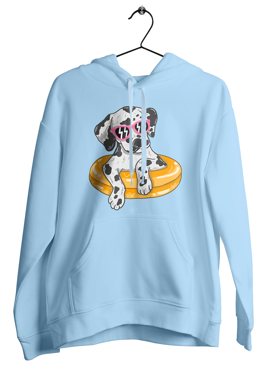 Далматинец Плавает В Кругу