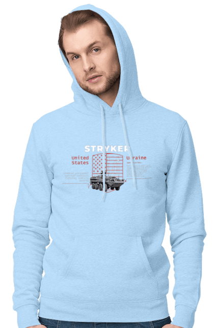 Чоловіче худі з принтом "Stryker". F16, nasams, stryker, zuzana, гаубиця, два герби, залужний, сюзанна. 2070702