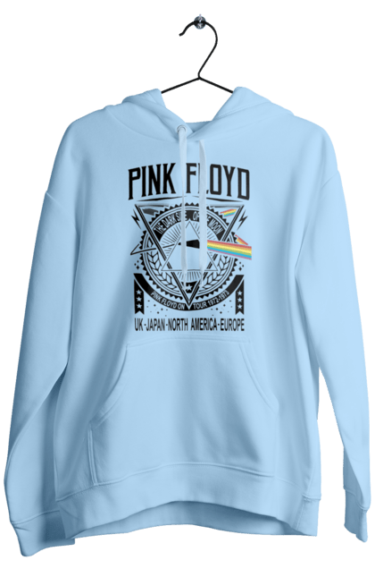 Чоловіче худі з принтом "Pink Floyd". Pink floyd, альбом, музика, пінк флойд, рок, рок група. 2070702