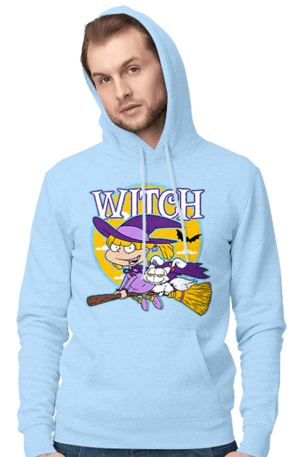 Men's hoodie with prints Rugrats Angelica Pickles. Angelica pickles, animated series, nickelodeon, rugrats. 2070702