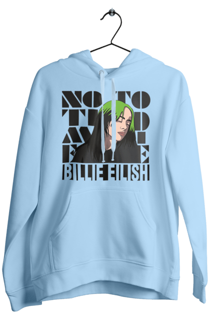 Чоловіче худі з принтом "Біллі Айліш". Біллі айліш, логотип біллі айліш, принт біллі айліш, співачка біллі айліш. 2070702