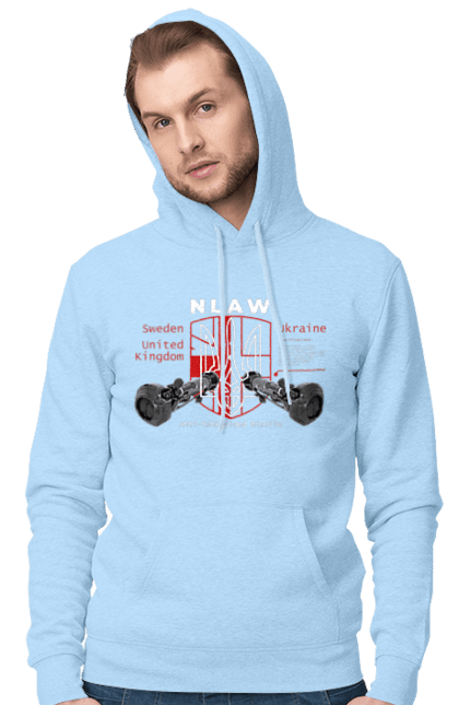 Чоловіче худі з принтом "NLAW". Caesar, himars, nlaw, patriot, weapon, zaluzhny. 2070702
