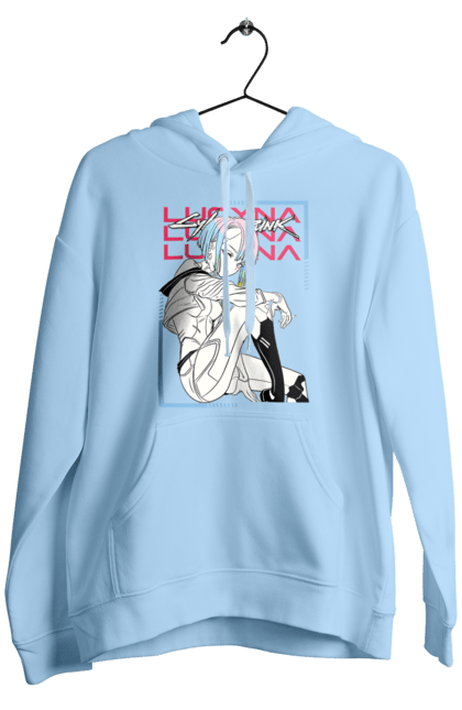 Men's hoodie with prints Cyberpunk: Edgerunners Lucy. Anime, cd project, cyberpunk, edgerunners, game, lucy, netflix, video game. 2070702