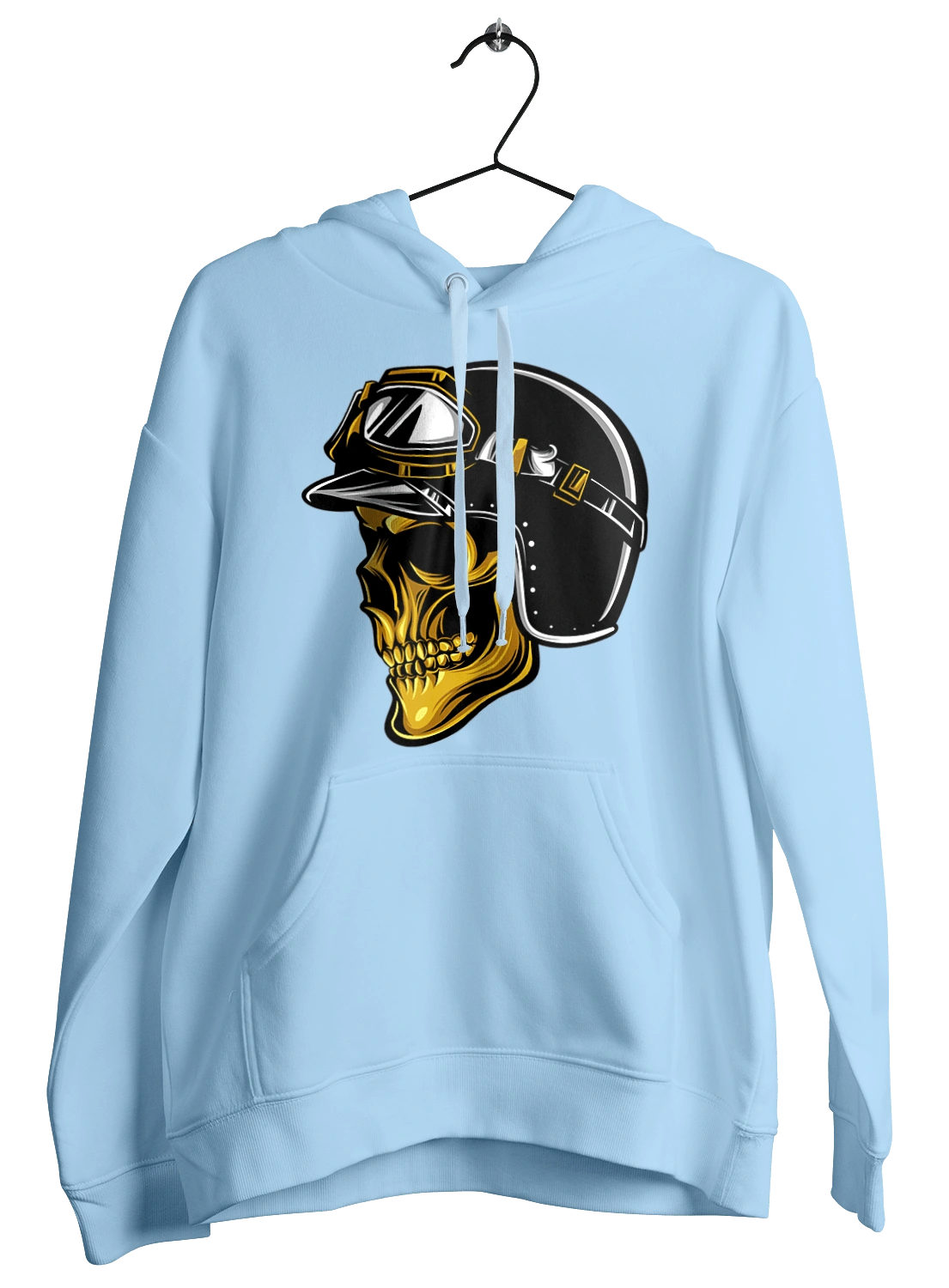 Череп в мотошоломі