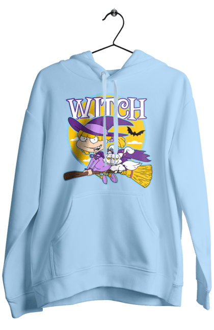 Men's hoodie with prints Rugrats Angelica Pickles. Angelica pickles, animated series, nickelodeon, rugrats. 2070702