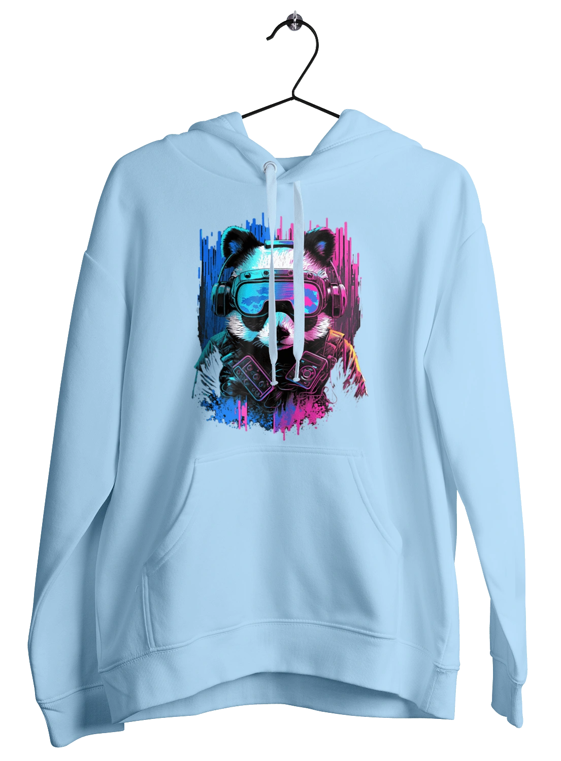 Панда в VR шлеме