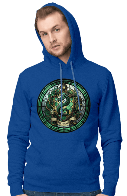 Чоловіче худі з принтом "Slytherin". Hogwarts legacy, playstation, ps5, гаррі поттер, грифіндор, слизерин, хогвартс, школа чаклунства. PrintMarket - інтернет-магазин одягу та аксесуарів з принтами плюс конструктор принтів - створи свій унікальний дизайн