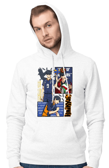 Чоловіче худі з принтом "Волейбол!! Тобіо Кагеяма". Anime, haikyu, manga, tobio kageyama, аніме, волейбол, кагеяма, кей цукішіма, манга, тобіо кагеяма. 2070702