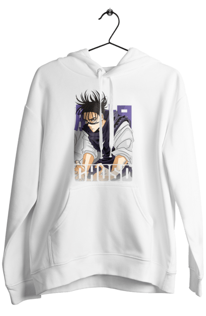 Men's hoodie with prints Jujutsu Kaisen Choso. Anime, anime, choso, dark fantasy, manga, manga, mystic. 2070702