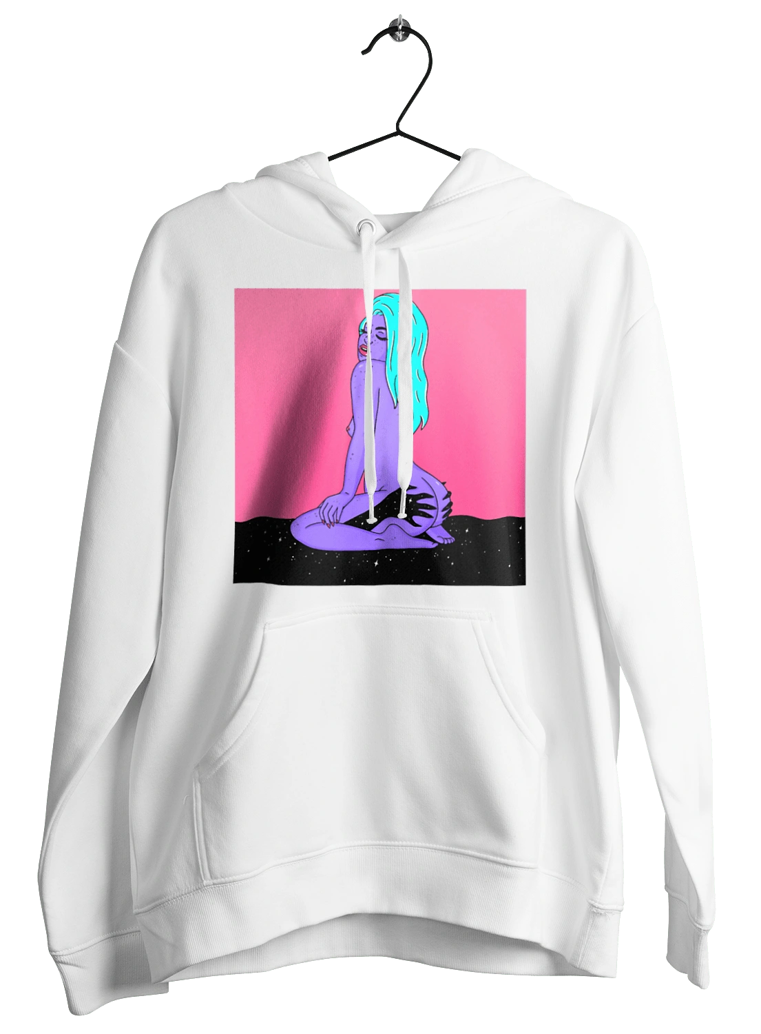 Purple Girl In Hands