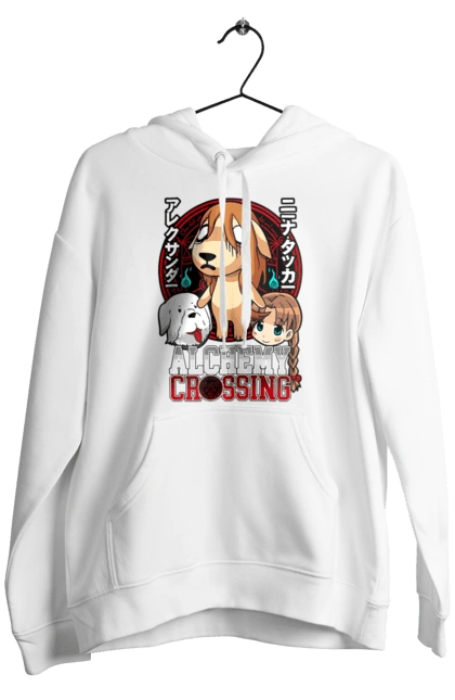 Мужское худи с принтом Стальной алхимик Нина. Fullmetal alchemist, nina, аниме, манга, нина, ранобе, стальной алхимик, стимпанк. 2070702