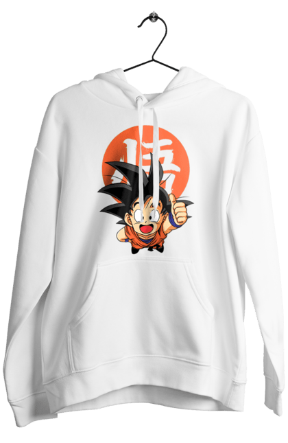 Men's hoodie with prints Dragon Ball Son Goku. Anime, dragon ball, goku, manga, son goku, tv series. 2070702