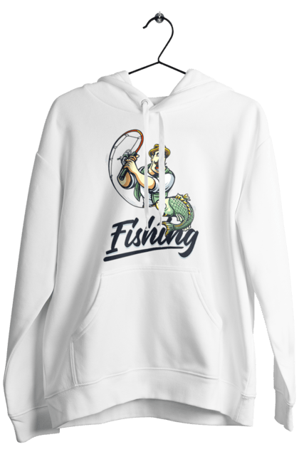Men`s hoodie with prints Fishing. Fish, fishing, summer, vacation. 2070702