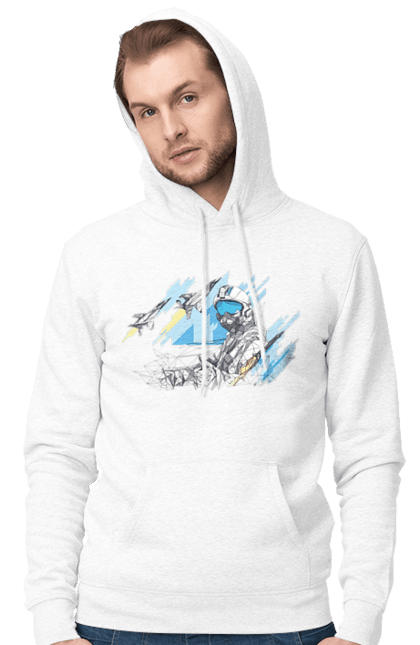 Чоловіче худі з принтом "Слава збройним силам України". День захисника, день захистиць, марка, подяка, слава зсу, укрпошта. 2070702