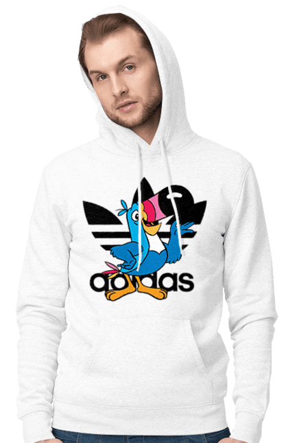 Men's hoodie with prints Adidas Toucan Sam. Adidas, froot loops, mascot, toucan sam. 2070702