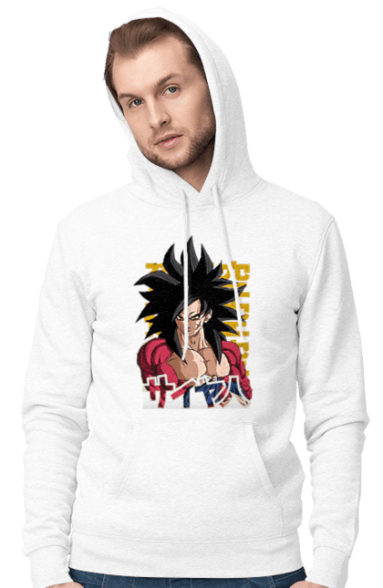 Мужское худи с принтом Жемчуг дракона Сон Гоку. Anime, dragon ball, manga, son goku, tv series, аниме, гоку, жемчуг дракона, манга, сон гоку. 2070702