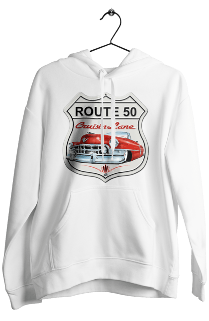 Чоловіче худі з принтом "Route 50". Байк, байкер, байкер клуб, брат, брати, брутал, гарячий асфальт, гарячий кінь, гарячий стрижень, дорога 50, дорога 66, дорога 80, дороги америки, дороги україни, жага швидкості, клуб байкерів, мотоцикл, мотоцикліст, справжній чоловік, чувак, швидкість. 2070702