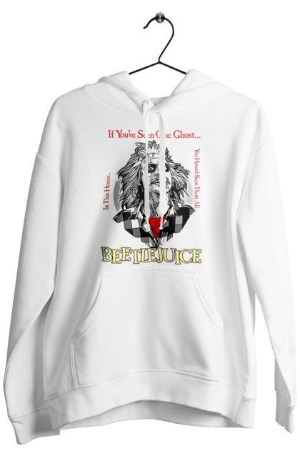 Men's hoodie with prints Beetlejuice. Beetlejuice, comedy, ghost, horror, movie, tim burton, warner bros. 2070702