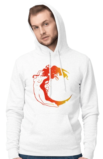 Дівчина місяць