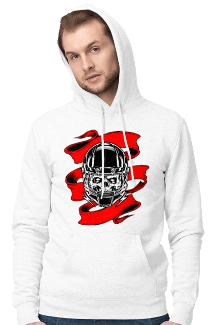 Череп в мотошлеме