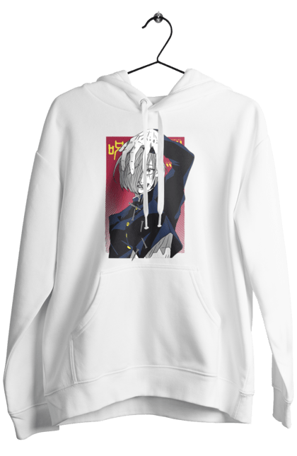 Men's hoodie with prints Jujutsu Kaisen Nobara. Anime, dark fantasy, jujutsu kaisen, magic battle, manga, mystic, nobara, nobara kugisaki. 2070702