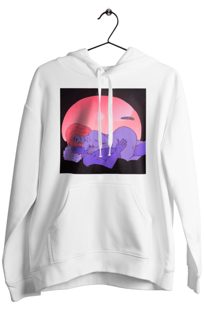 Чоловіче худі з принтом "Інопланетяни Дівчина І Хлопець". Голі, дівчина, хлопець. 2070702