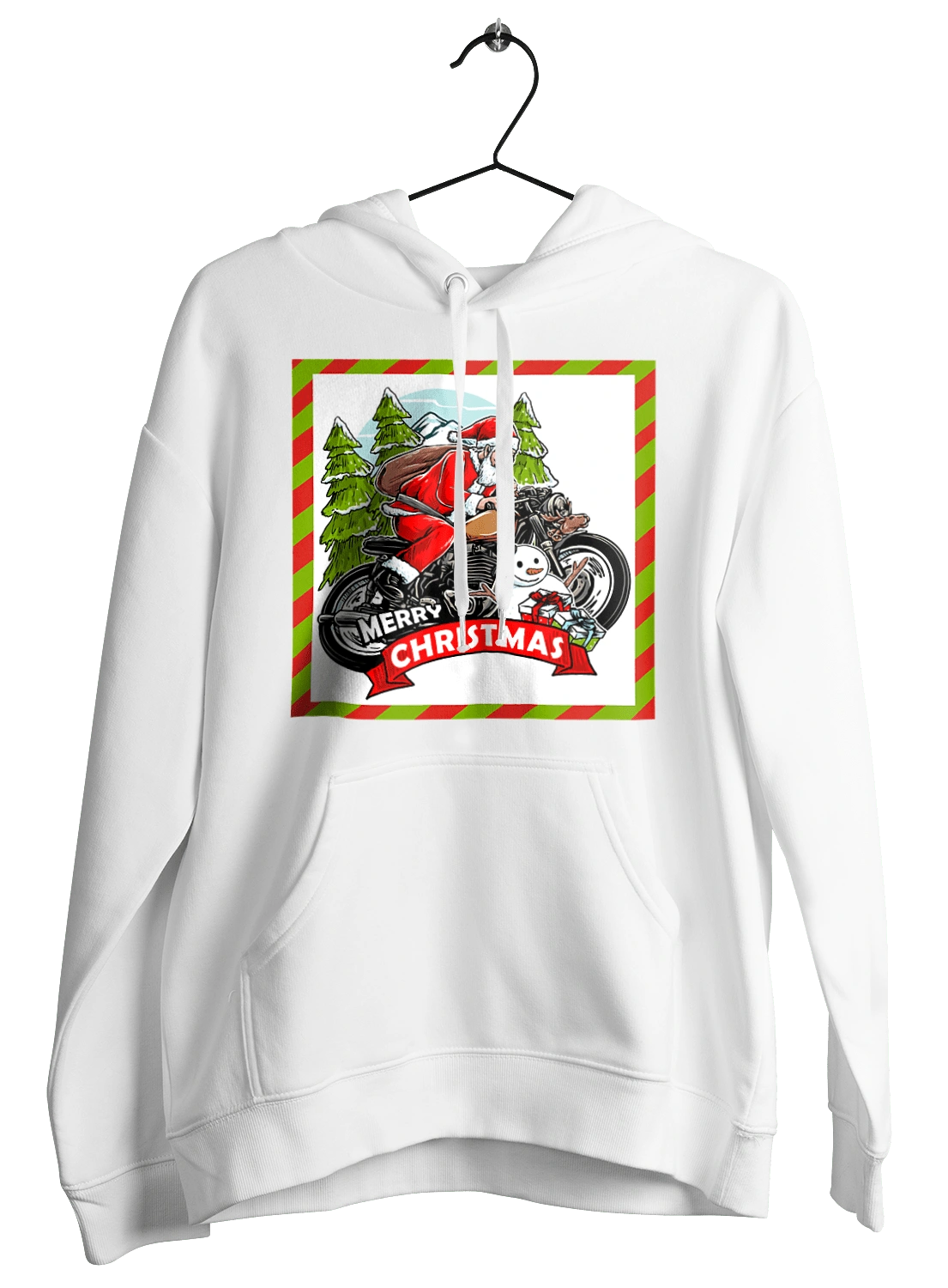 Santa on a motorcycle